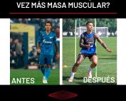 Fútbol en el Siglo XXI: ¿Cada vez más masa muscular?