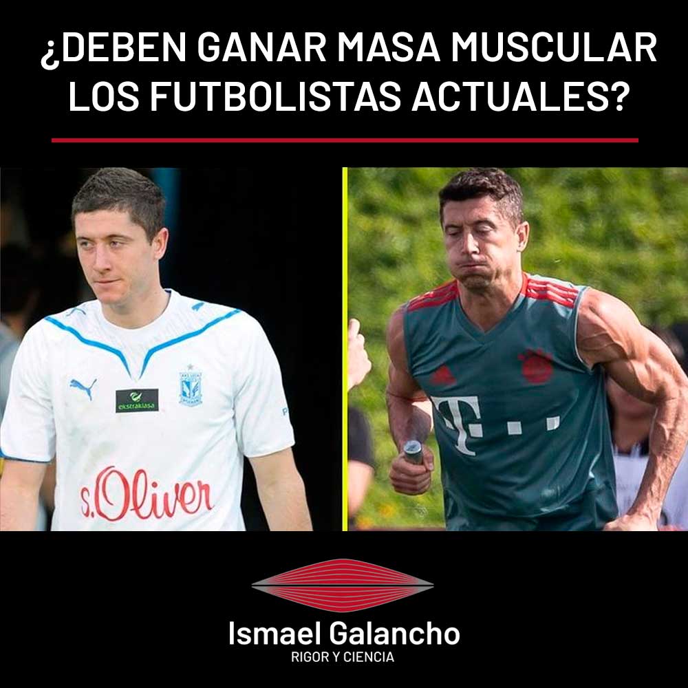 Masa muscular en futbolistas