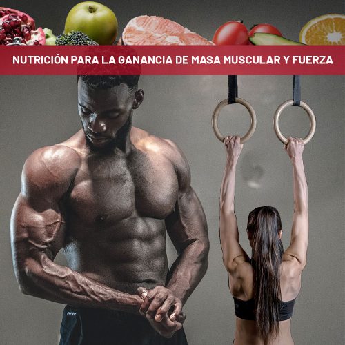 Nutrición para la ganancia de masa muscular y fuerza