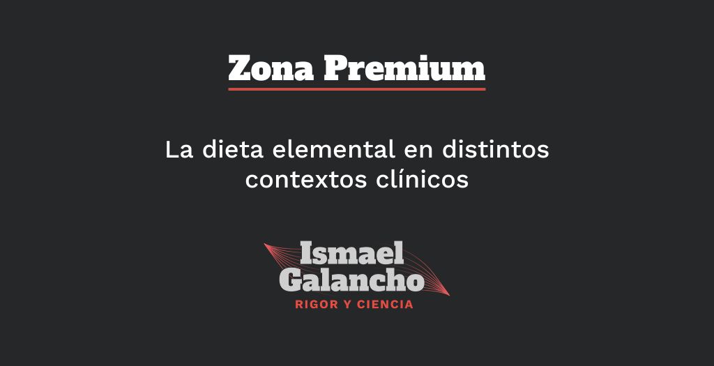 La dieta elemental en distintos contextos clínicos