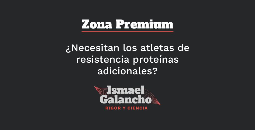 ¿Necesitan los atletas de resistencia proteínas adicionales?