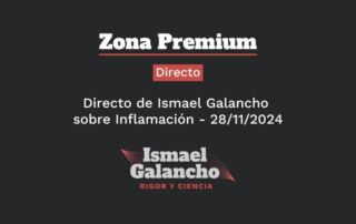 Directo sobre inflamación Zona Premium Ismael Galancho