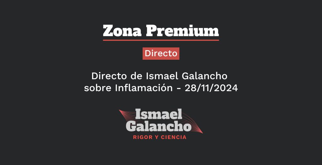 Directo sobre inflamación Zona Premium Ismael Galancho