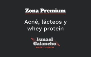 Acné, lácteos y whey protein