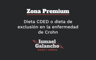 Dieta CDED o dieta de exclusión en la enfermedad de Crohn