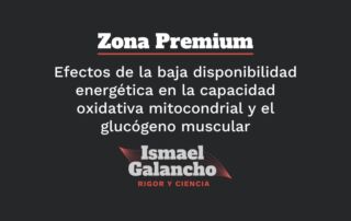 Efectos de la baja disponibilidad energética en la capacidad oxidativa mitocondrial y el glucógeno muscular