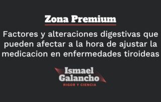 Factores y alteraciones digestivas que pueden afectar a la hora de ajustar la medicacion en enfermedades tiroideas