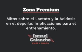 Mitos sobre el Lactato y la Acidosis en el deporte