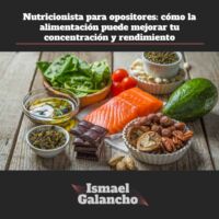 Nutricionista para opositores
