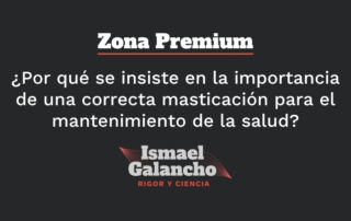 ¿Por qué se insiste en la importancia de una correcta masticación para el mantenimiento de la salud