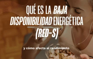 baja disponibilidad energética deportistas